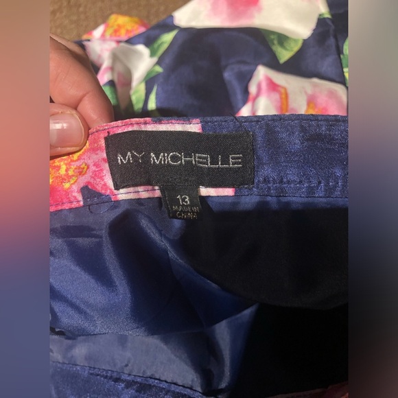 COPY - My Michelle Two-Piece Formal Floral Dress Set! - Picture 9 of 10